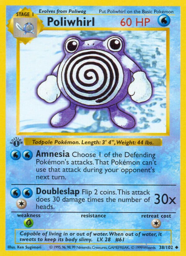Poliwhirl Base 38/102 Uncommon