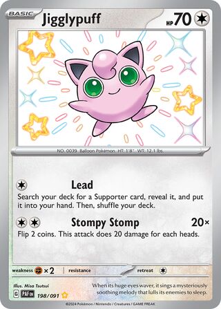 Jigglypuff (Paldean Fates 198/091)