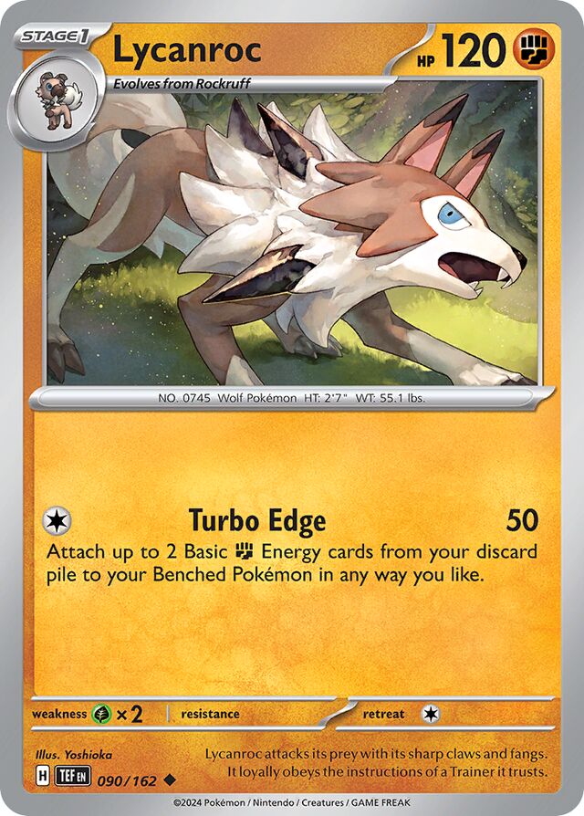 090/162 Lycanroc TEF Uncommon