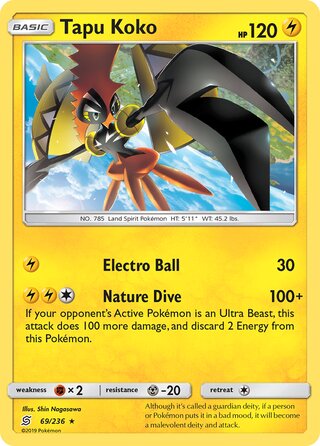 Tapu Koko (Unified Minds 69/236)