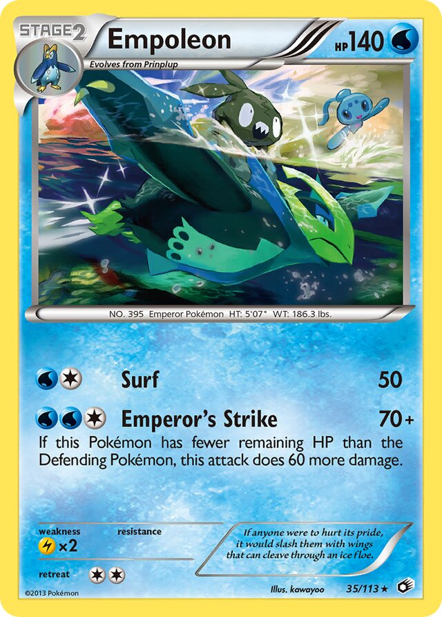 Empoleon Legendary Treasures 35/113 Rare