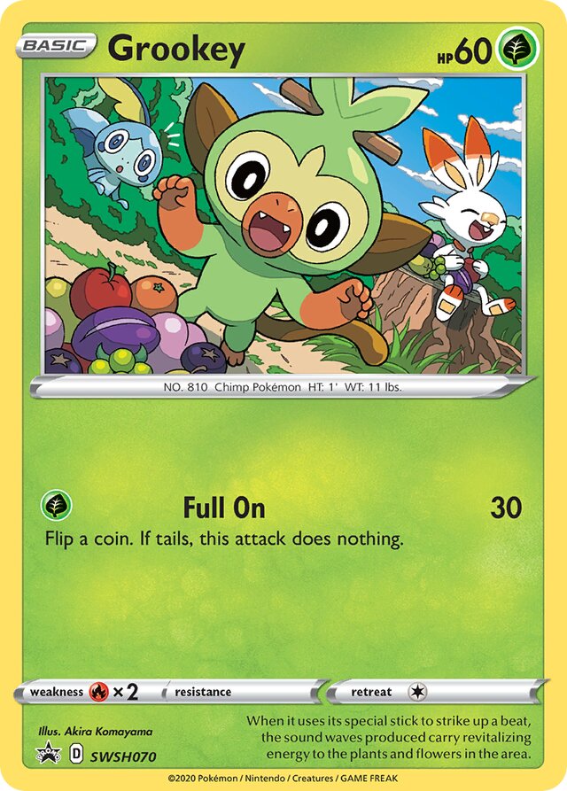 SWSH070 Grookey SSP PROMO