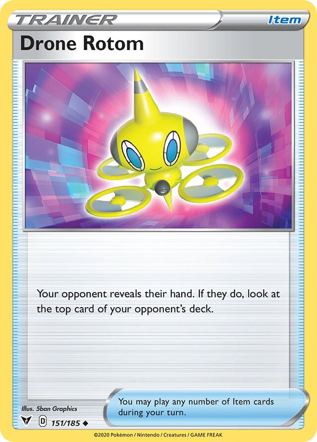 151/185 Drone Rotom VIV Uncommon