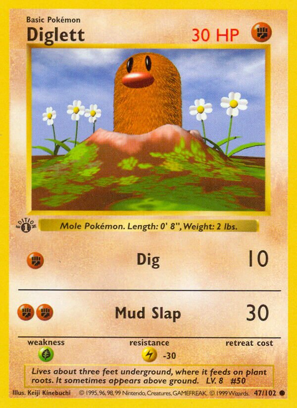 Diglett Base 47/102 Common