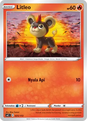 Litleo (Evolution V Starter Deck 025/172)