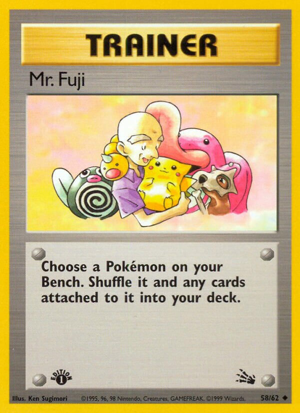 Mr. Fuji Fossil 58/62 Uncommon