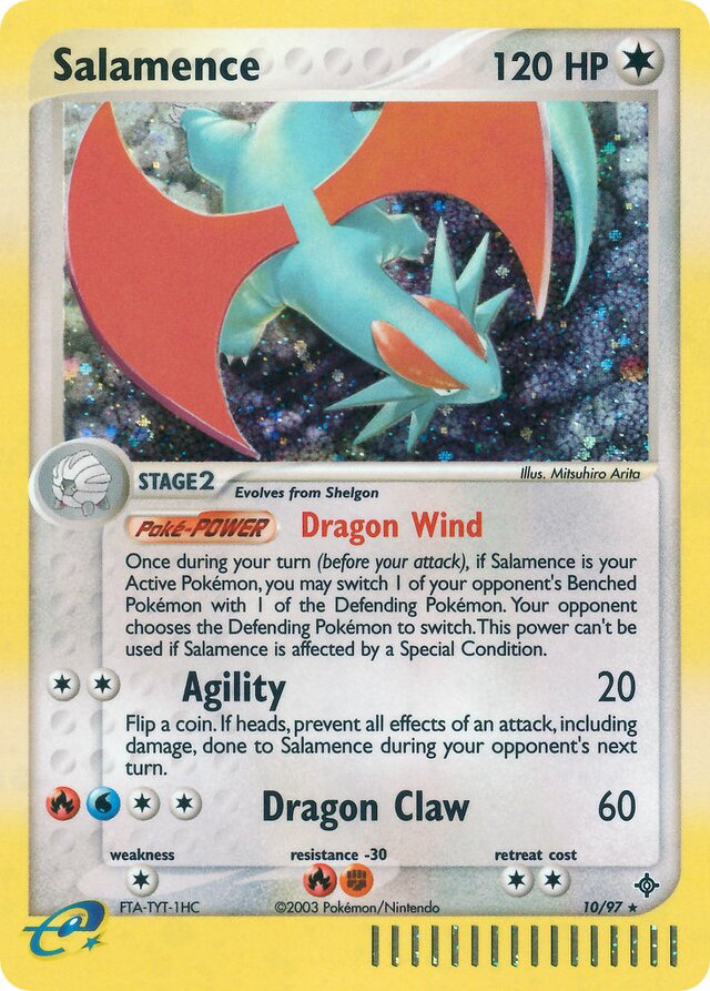 10/97 Salamence DR Rare Holo