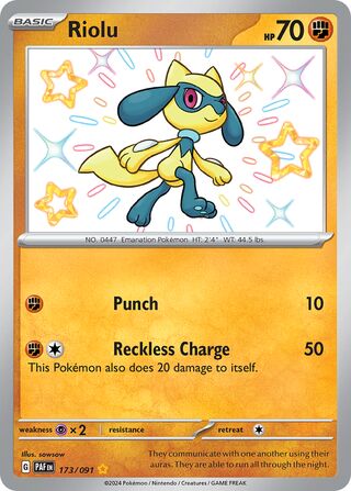 Riolu (Paldean Fates 173/091)