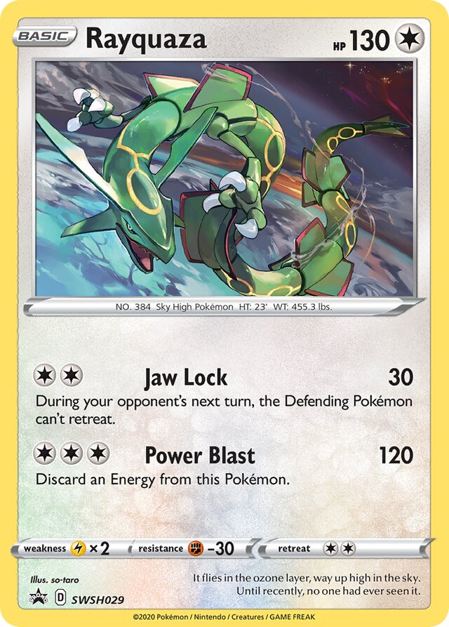SWSH029 Rayquaza SSP PROMO