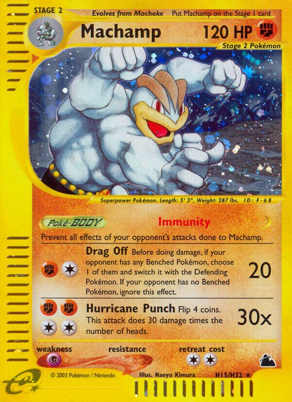 H15/H32 Machamp SK Rare Holo