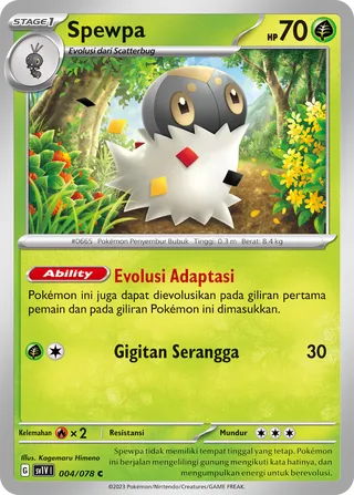 Spewpa (Violet ex 004/078)