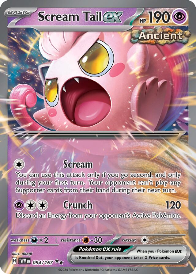094/167 Scream Tailex TWM Double Rare