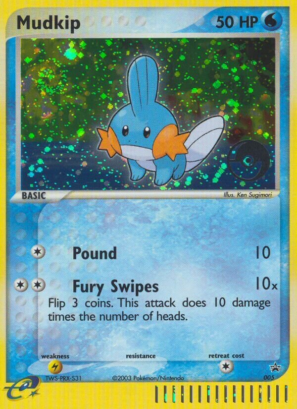 Mudkip [POP logo] Nintendo Promos 5 PROMO