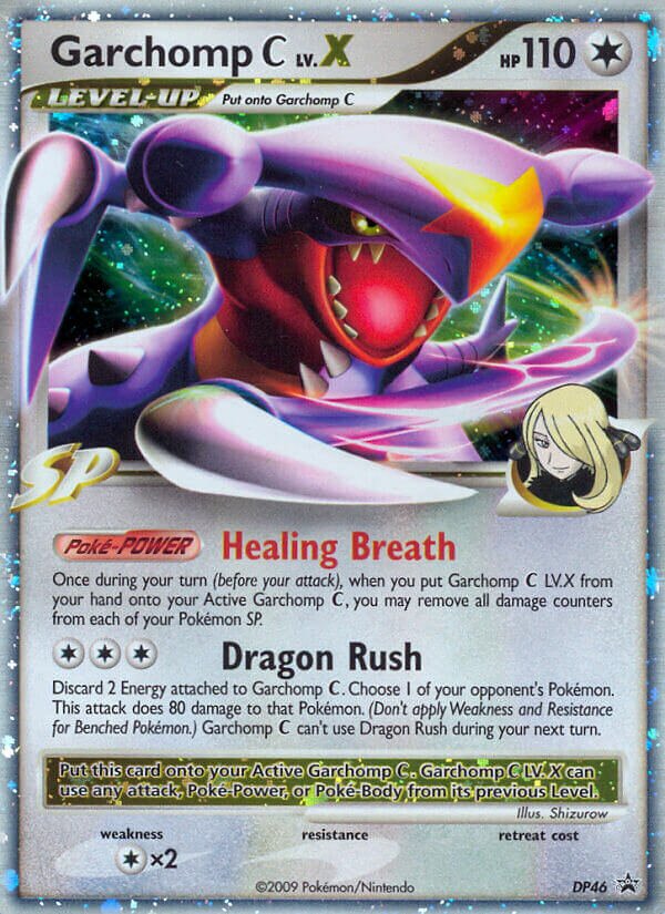 Garchomp Pokémon C LV.X DP Black Star Promos DP46 PROMO