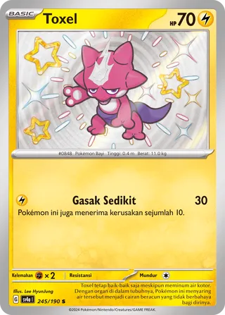 Toxel (Shiny Treasure ex 245/190)