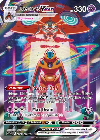 Deoxys VMAX (VSTAR Universe 222/172)