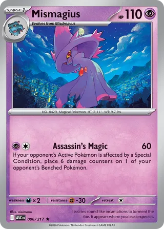 Mismagius (Ascended Heroes 086/217)