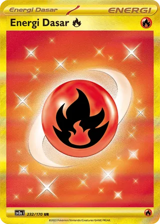 Basic Fire Energy (Black Shine 232/170)