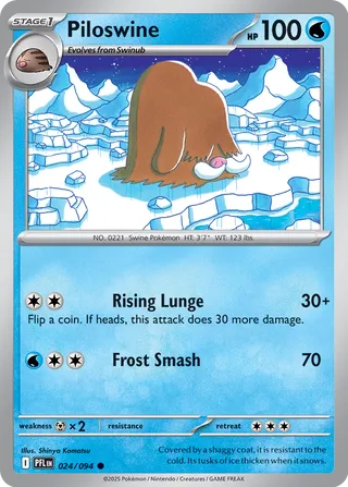 Piloswine (Phantasmal Flames 024/094)