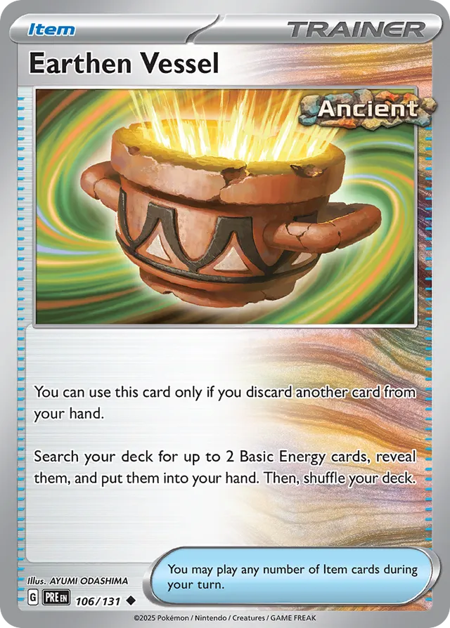 Earthen Vessel Prismatic Evolutions 106/131 Uncommon