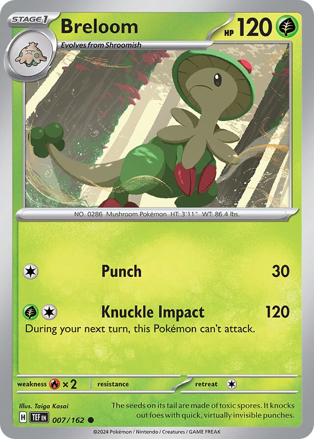 Breloom Temporal Forces 007/162 Common
