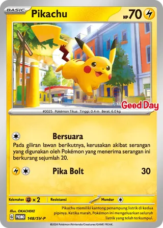 Pikachu (Scarlet & Violet Promos 148/SV-P)
