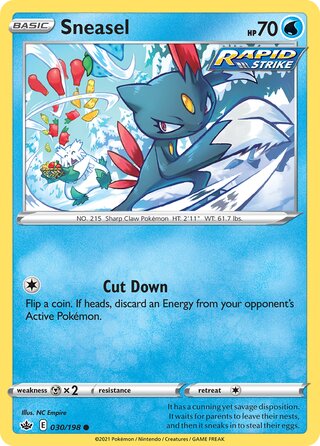 Sneasel (Chilling Reign 030/198)