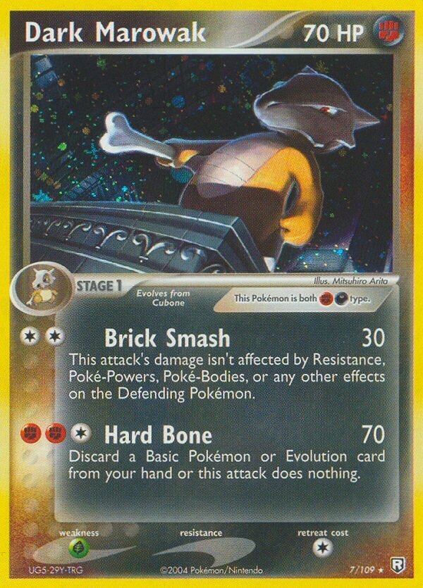 7/109 Dark Marowak TRR Rare Holo
