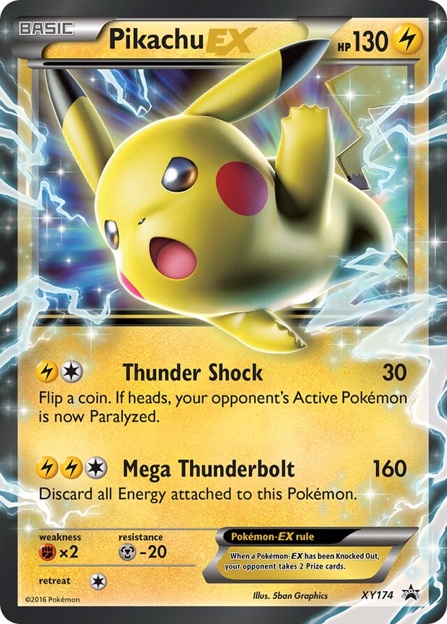 PikachuEX XY Black Star Promos XY174 PROMO