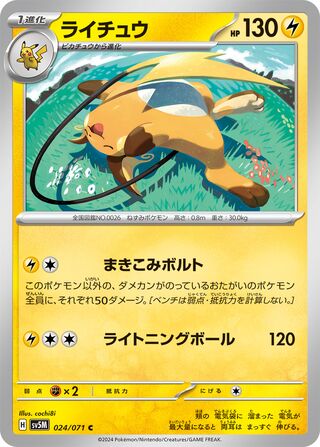 Raichu (Cyber Judge 024/071)