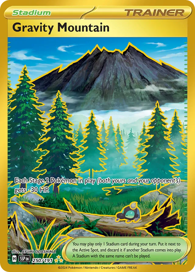 250/191 Gravity Mountain SSP Hyper Rare