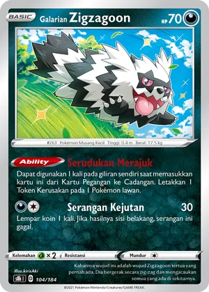 Galarian Zigzagoon (VMAX Climax 104/184)