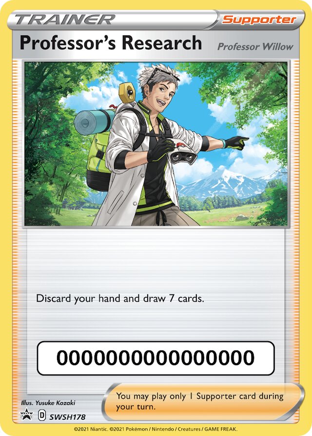 SWSH178 Professor's Research [Professor Willow] SSP PROMO
