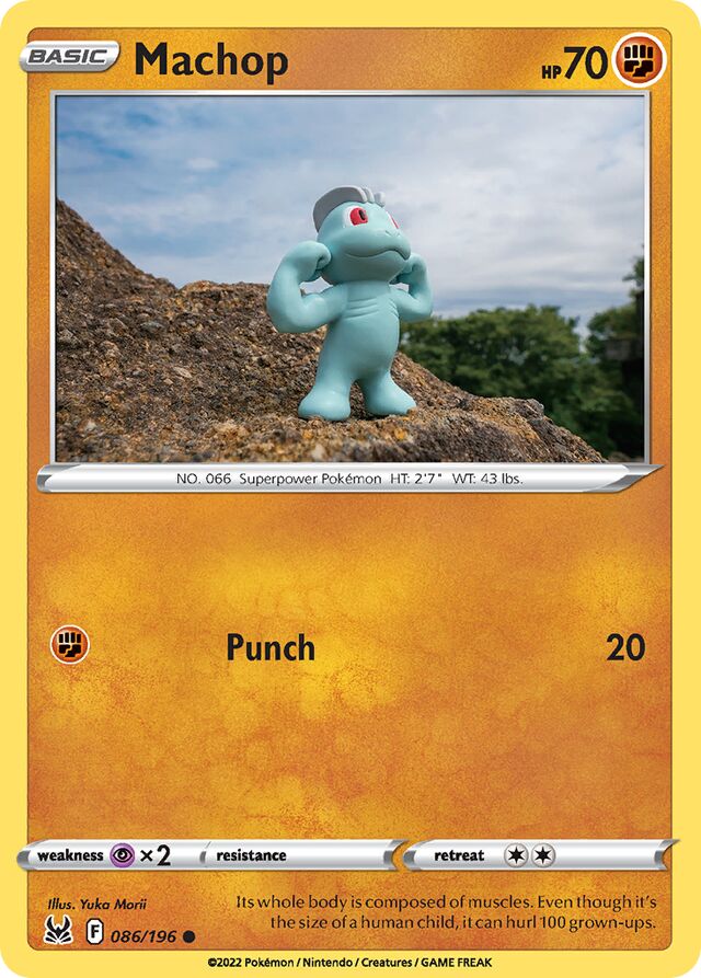 Machop 086/196 8 SWORD & SHIELD LOST ORIGIN Common PTCG