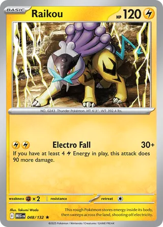 048/132 Raikou MEG Rare