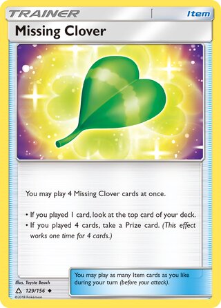 Missing Clover (Ultra Prism 129/156)