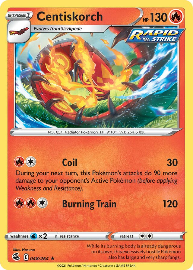 048/264 Centiskorch FST Rare