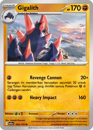 Gigalith (Black & White 092/172)