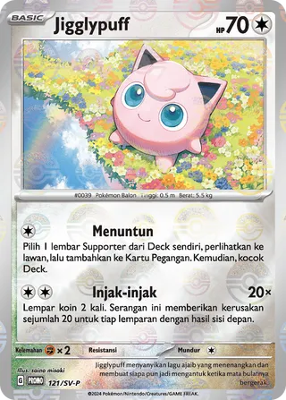 Jigglypuff (Scarlet & Violet Promos 121/SV-P)