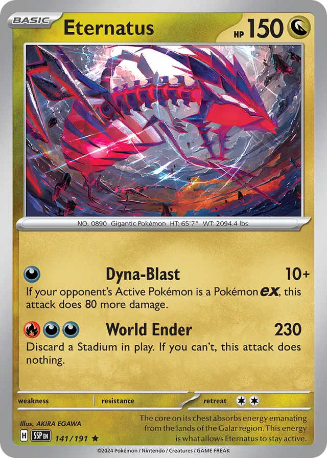 141/191 Eternatus SSP Rare