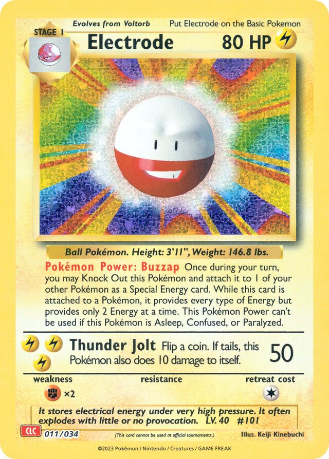 Electrode Charizard & Ho-Oh ex Deck 011/034