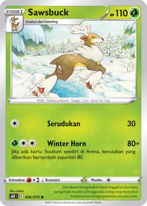 Sawsbuck (Silver Lance 006/070)