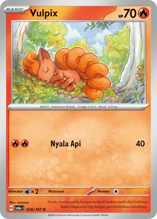 Vulpix (Transfiguration Mask 026/167)