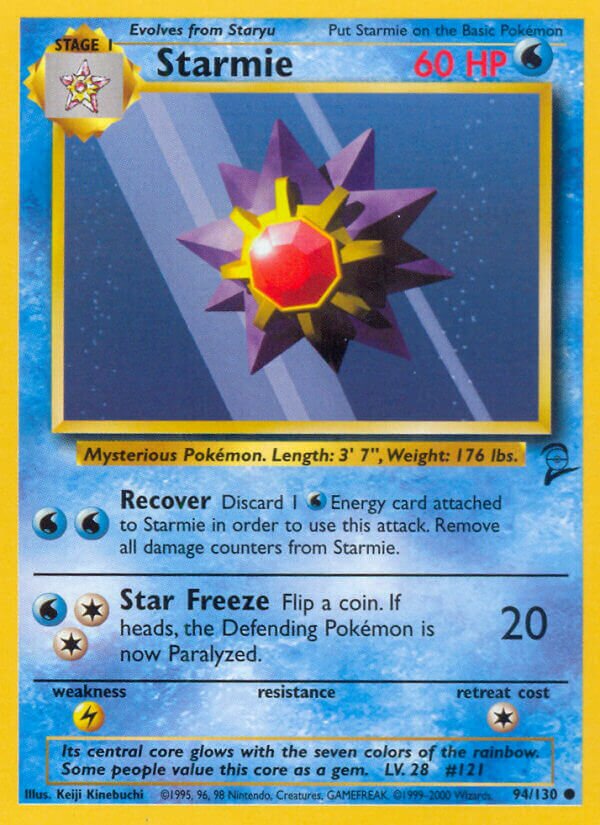 Starmie Base 2 94/130 Common
