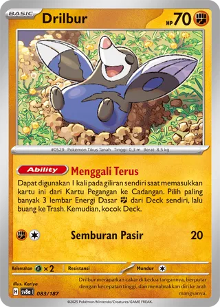 Drilbur (Terastal Festival ex 083/187)