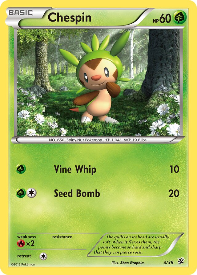 Chespin Kalos Starter Set 3/39