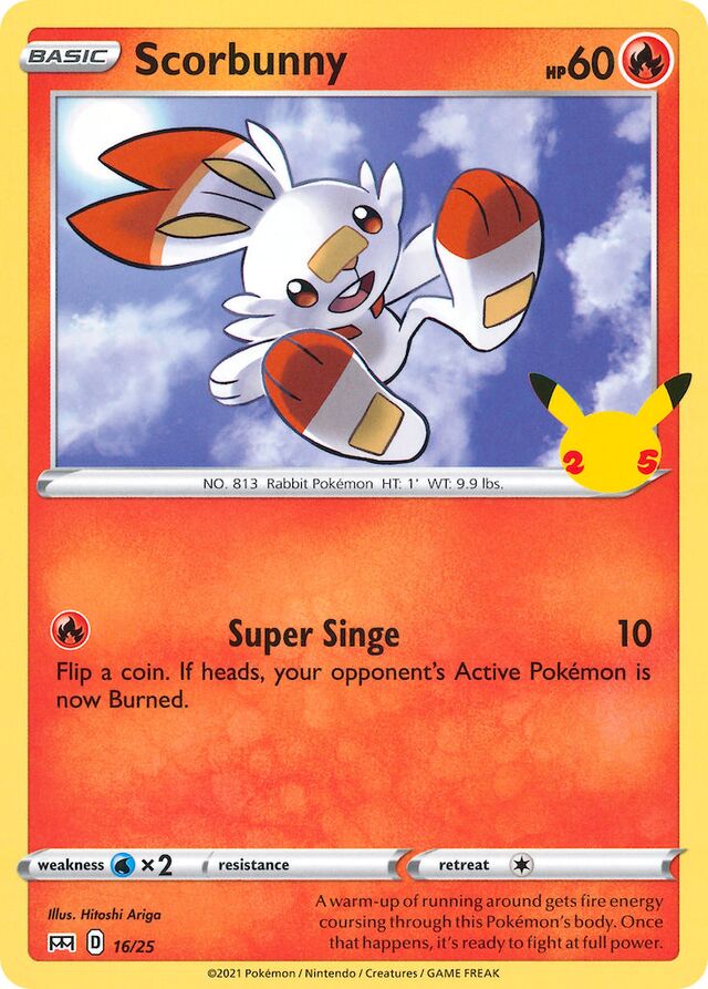 Scorbunny McDonald's Collection 2021 16/25 —