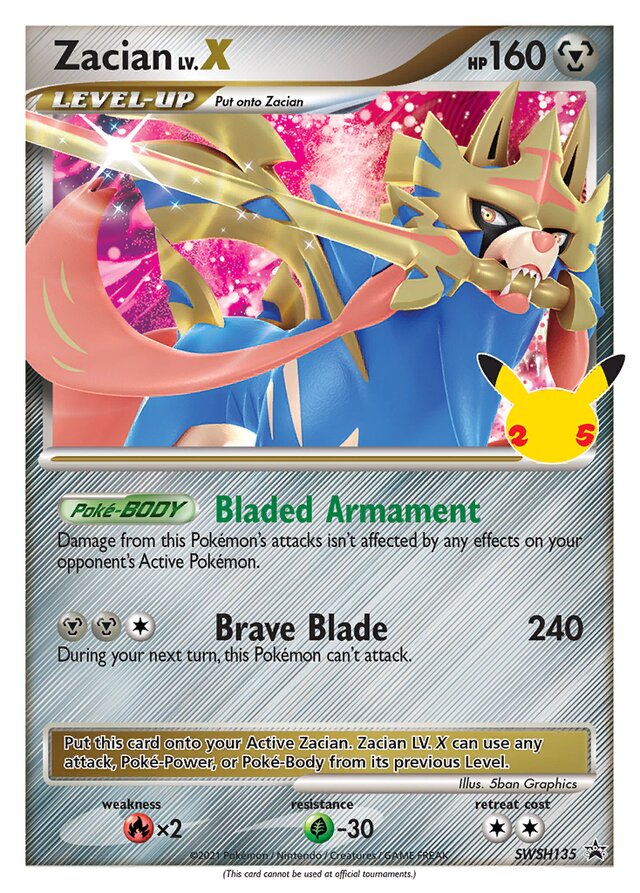 SWSH135 Zacian LV.X SSP PROMO