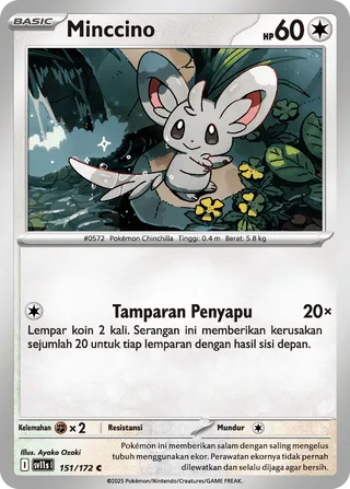 Minccino (Black & White 151/172)