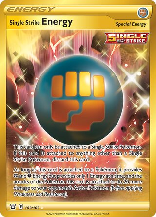 Single Strike Energy (Battle Styles 183/163)